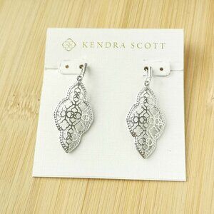 Kendra Scott Abbie Silver Drop Earrings 🎉